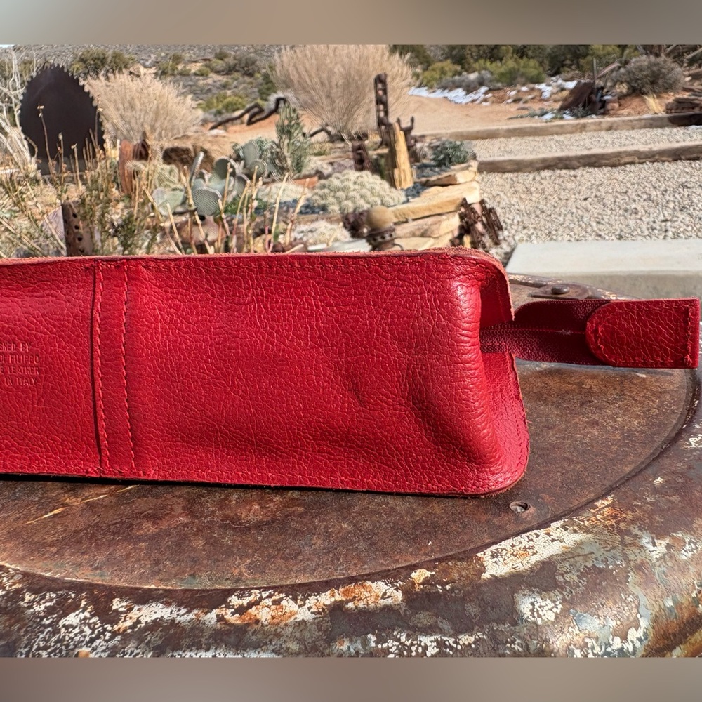 Il Bisonte Leather Clutch Mini Bag - Picture 7 of 16